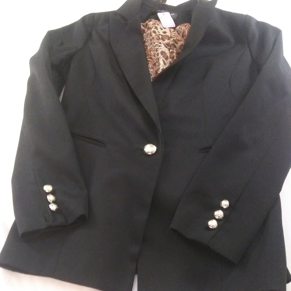 Women's Black ]R J Story Suit Jacket